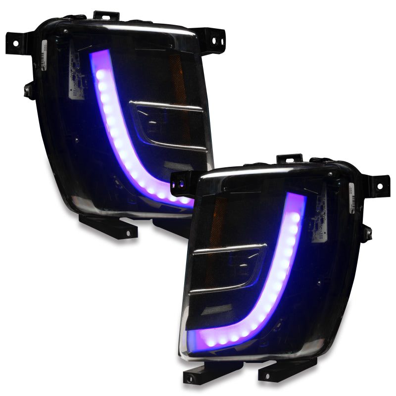 ORACLE Lighting 16-21 Tesla Model X Dynamic ColorSHIFT Headlight & Fog Light DRL Upgrade Kit - Mammoth Racing -