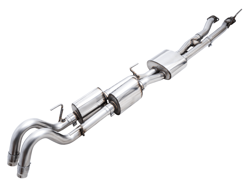 AWE 2016-2022 Toyota Tacoma 0FG Exhaust with BashGuard - No Tips - My Store
