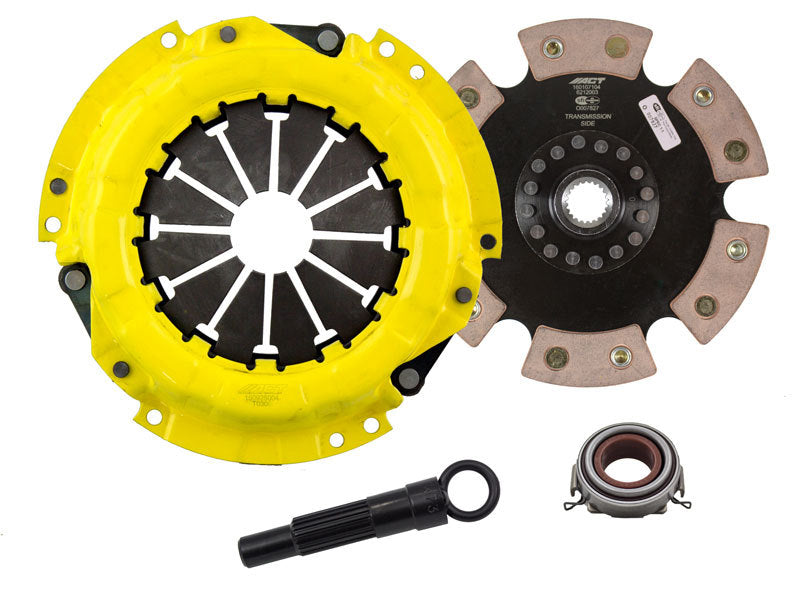 ACT 1991 Geo Prizm HD/Race Rigid 6 Pad Clutch Kit - Mammoth Racing -
