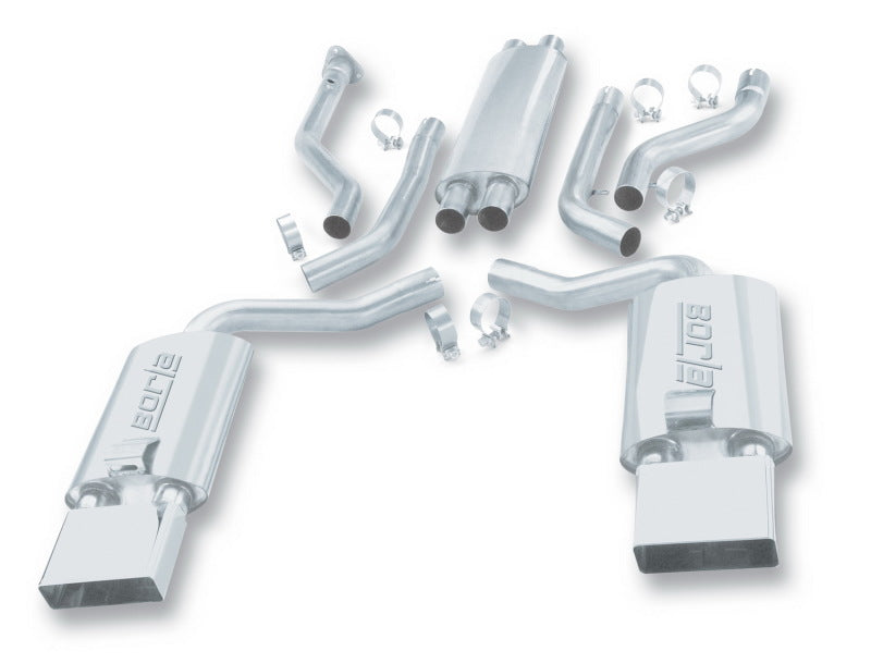 Borla 92-96 Chevrolet Corvette Hatchback/Conv 5.7L 8cyl 4/6 Spd Touring SS Catback Exhaust - My Store
