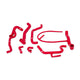 Mishimoto 95-98 Volkswagen Golf VR6 Red Silicone Hose Kit - Mammoth Racing -