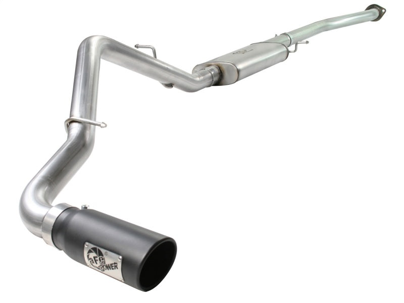 aFe MACHForce Exhausts Cat-Back Black Tips 99-03 GM Gas Trucks 1500 V6-4.3L/V8-4.8/5.3L - Mammoth Racing -