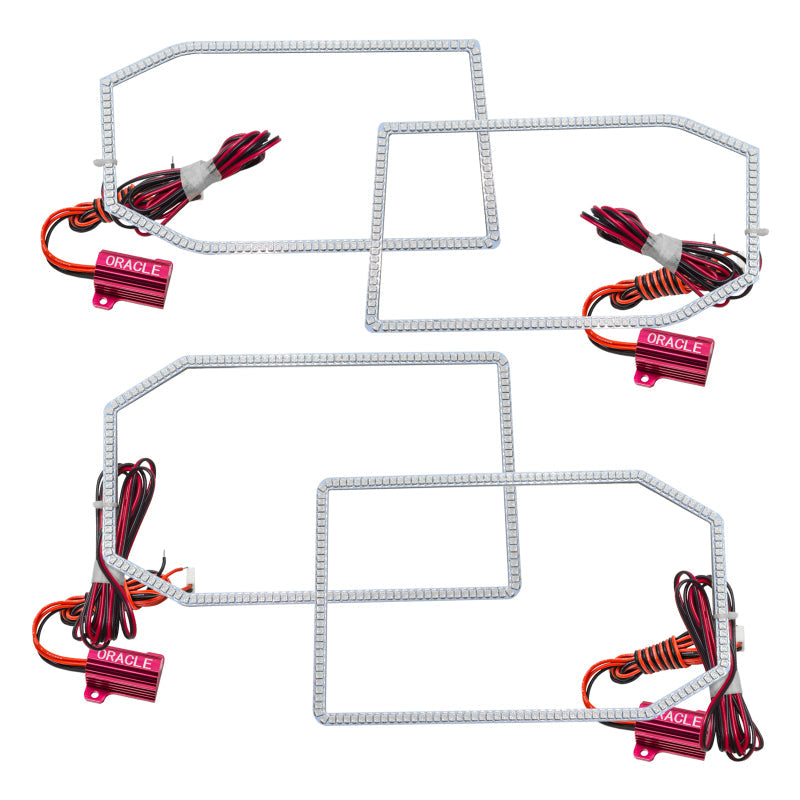 Oracle Chevrolet Silverado 14-15 LED Halo Kit Non-Projector Style - White - Mammoth Racing -