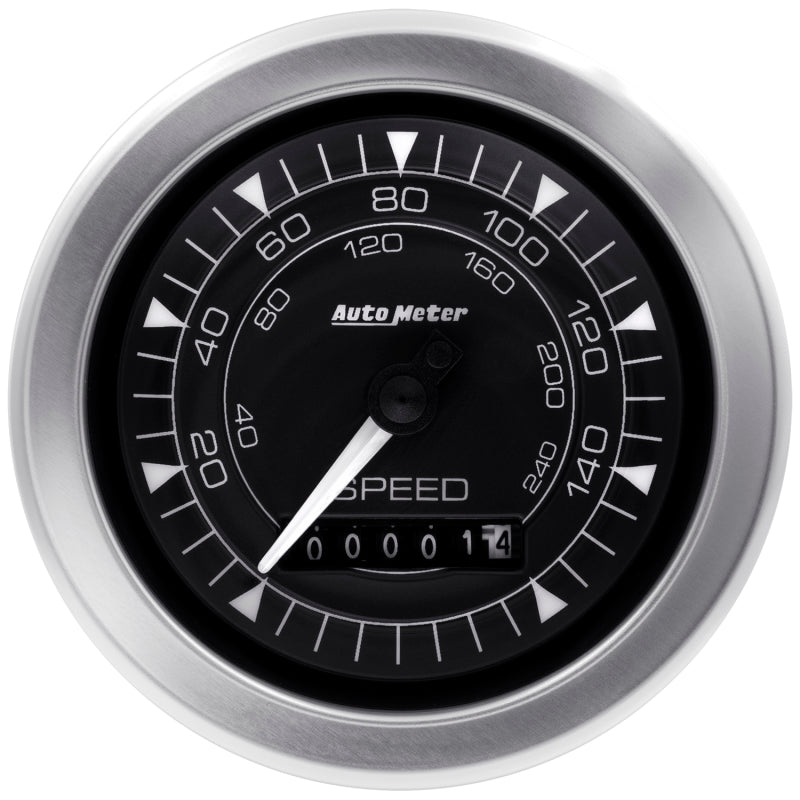 Autometer Chrono 3-3/8in 160mph Electric Programmable Speedometer Gauge - My Store
