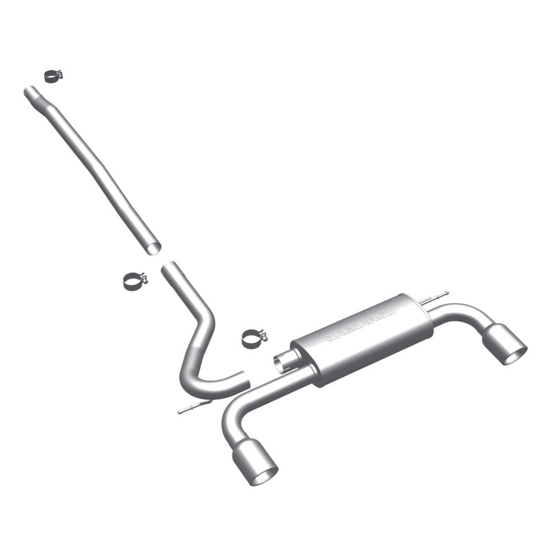 MagnaFlow Mini Countryman Dual Split Rear Exit Stainless Cat-Back Performance Exhaust - Mammoth Racing -