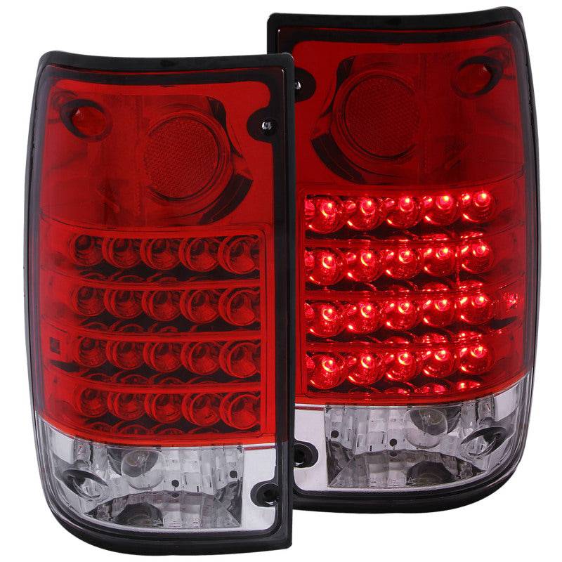 ANZO 1989-1995 Toyota Pickup LED Taillights Red/Clear - My Store