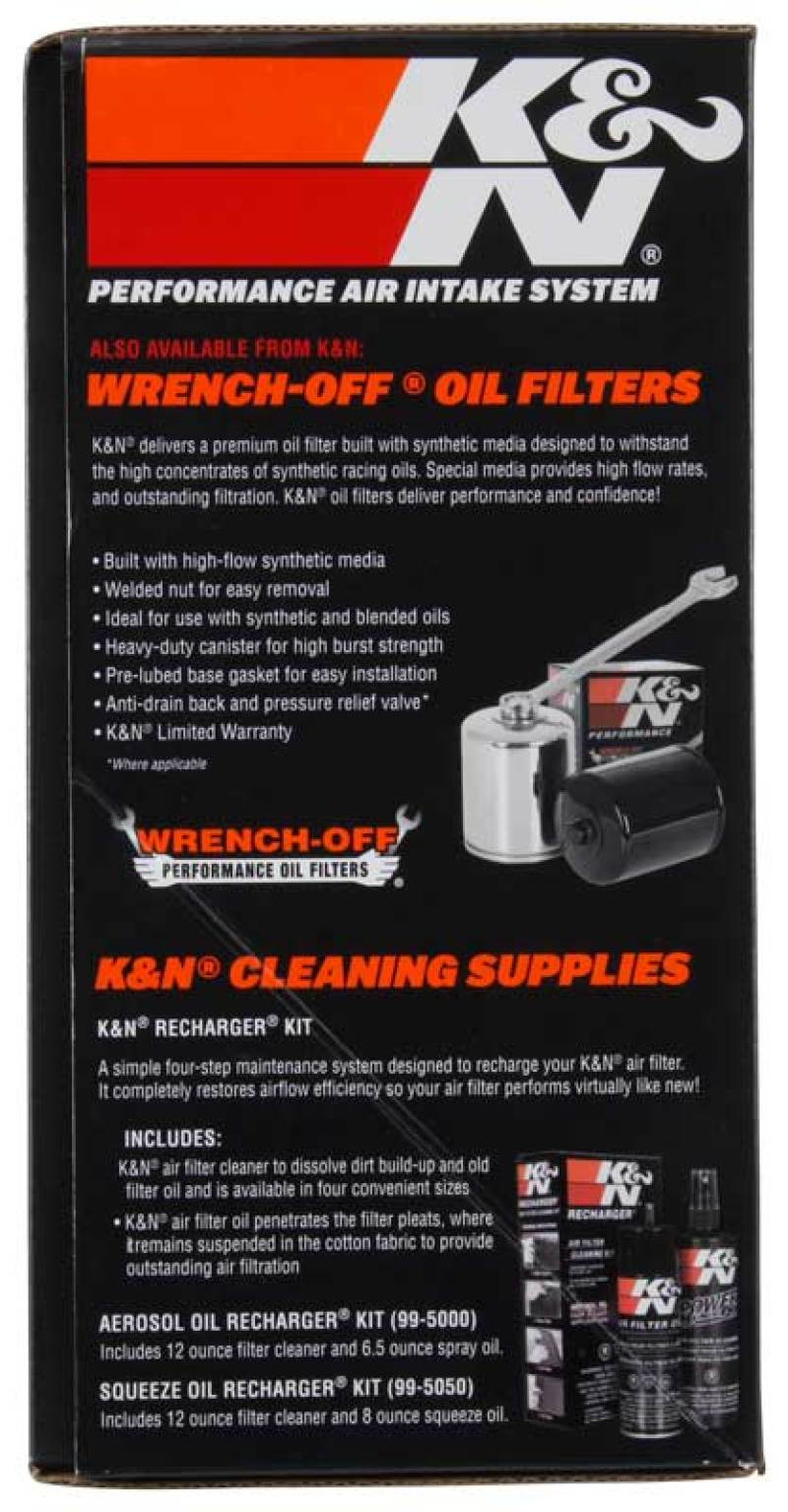 K&N 17-18 Harley Davidson Touring Models Performance Air Intake System - Mammoth Racing -