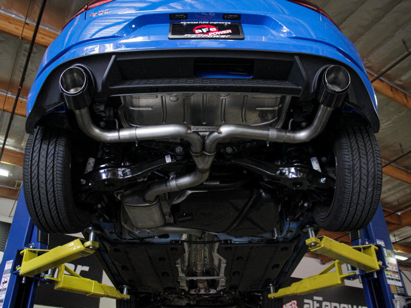 aFe MACHForce XP 3in-2.5in SS Exhaust Cat-Back 18-19 Volkswagen GTI (MK7.5) L4-2.0L (t) - Black - Mammoth Racing -