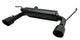 Gibson 07-11 Jeep Wrangler JK Rubicon 3.8l 2.5in Cat-Back Dual Split Exhaust - Black Elite (Ceramic) - My Store