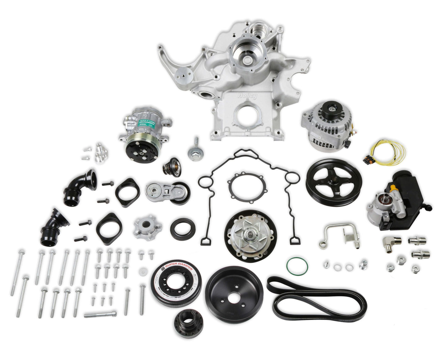Complete Mid Mount Premium Accesory Sys, Gen Iii Hemi Vvt Natural - Mammoth Racing -