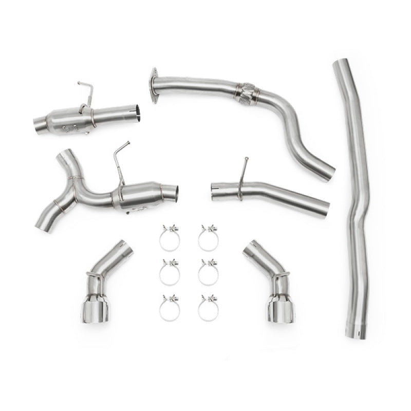 Mishimoto 2016+ Chevrolet Camaro 2.0T Dual Polished Tip Cat-Back Exhaust - Mammoth Racing -