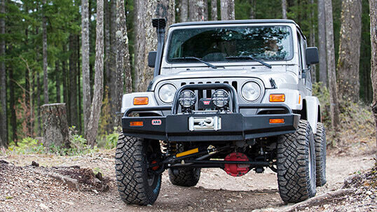 ARB 87-96 Jeep Wrangler YJ/ 97-06 Jeep Wrangler TJ Multi-fit Winch Bumper - Mammoth Racing -