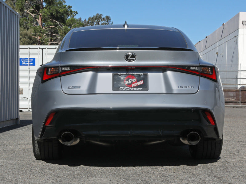 aFe Lexus IS350 14-22 V6-3.5L Takeda Axle-Back Exhaust System- Polished Tip - Mammoth Racing -
