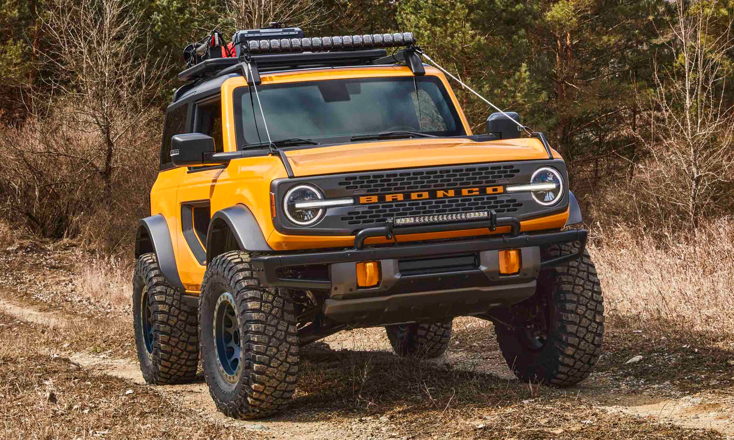 Ford Racing 2021+ Ford Bronco 40in Rigid LED Light Bar Kit - Mammoth Racing -