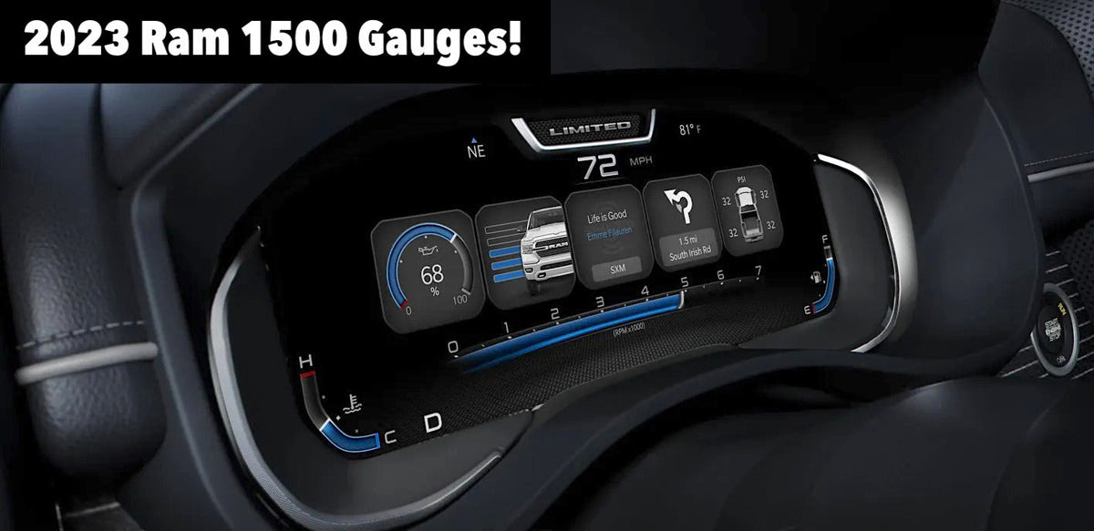 2019–2024 RAM 1500 12″ OEM Digital Cluster Plug and Play Kit