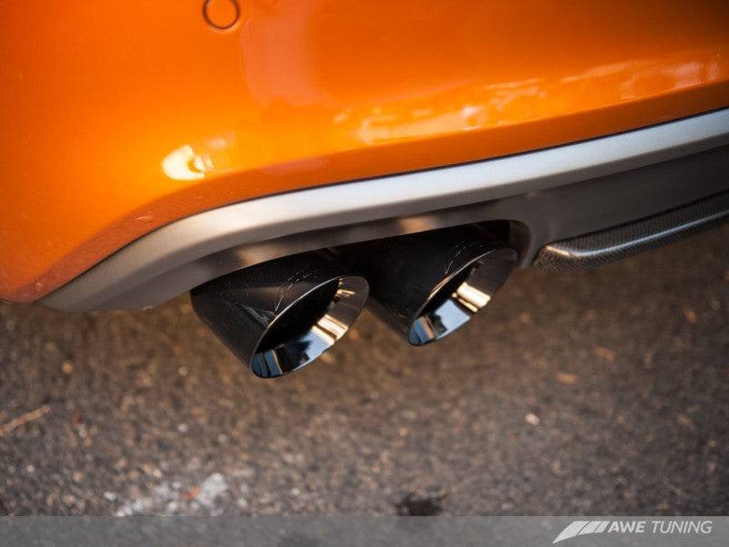 AWE Tuning Audi B8.5 S5 3.0T Track Edition Exhaust - Diamond Black Tips (102mm) - My Store