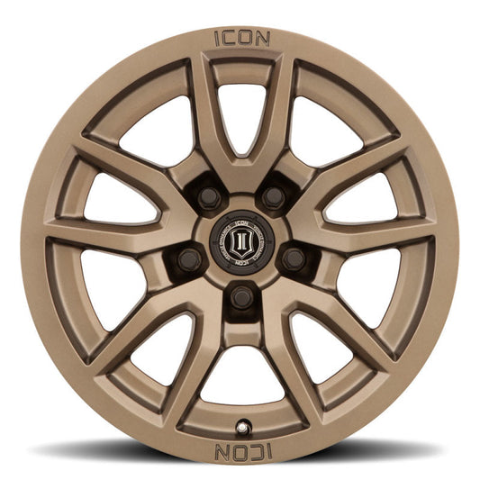 Icon Vector 5 17x8.5 5x5 -6mm Offset 4.5in BS 71.5mm Bore Bronze Wheel