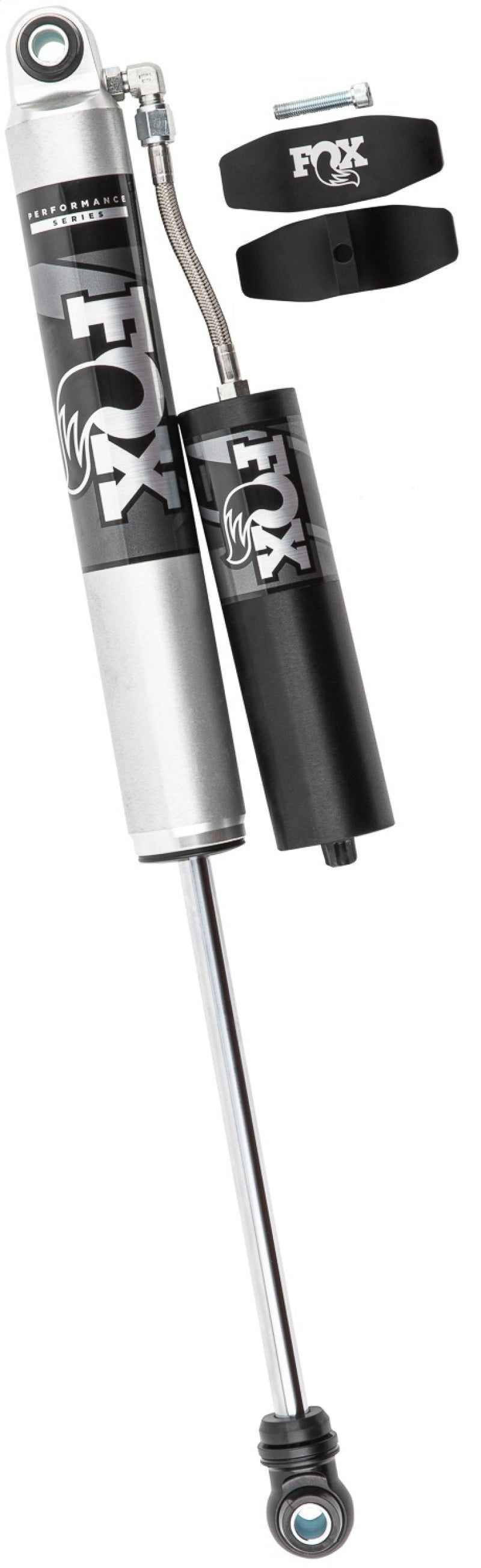 Fox 20+ GM 2500/3500 HD 2.0 Performance Series Smooth Body Reservoir Rear Shock 0-1in Lift - Mammoth Racing -