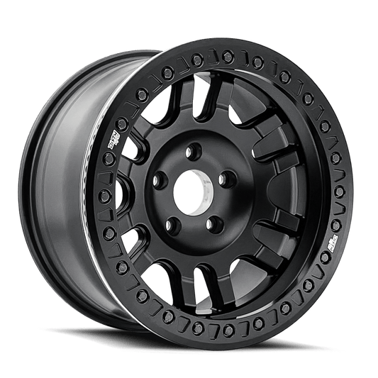Dirty Life 9314 Canyon Race 17x9 / 5x127 BP / -38mm Offset / 71.5mm Hub Matte Black Wheel - Mammoth Racing -
