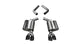 21020BLK Corsa 3.5 Inch Axle-Back Dual Side Exit 15-18 Challangerwith Black Pro-Series Tips Corsa Performance - Mammoth Racing -COR21020BLK