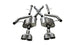 Corsa 21052 Grand Cherokee 2.75 Inch Cat-Back Dual Rear Exit 18-20 Grand Cherokee with Twin 4.5 Inch Polished Pro-Series Tips - Mammoth Racing -COR21052