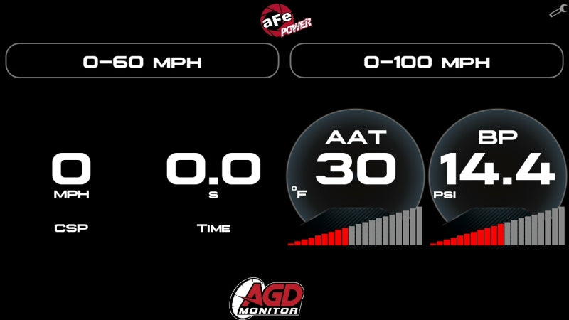 aFe AGD Advanced Gauge Display Digital 5.5in Monitor 08-18 Dodge/RAM/Ford/GM Diesel Trucks - My Store