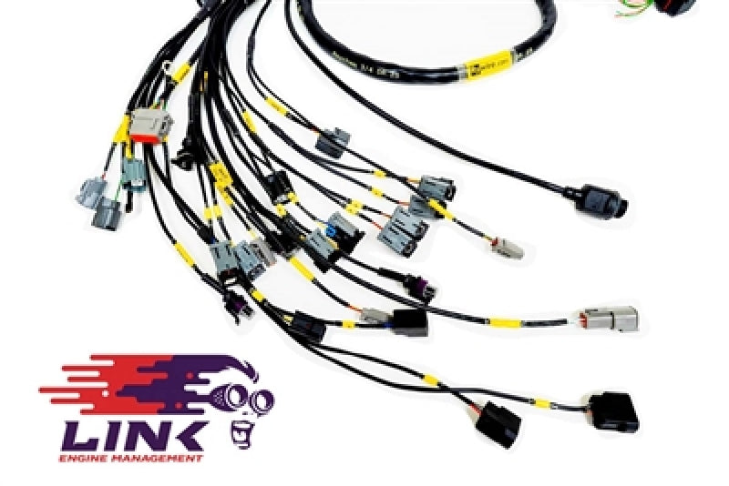 Rywire Honda K-Series (w/Link G4 ECU) Engine Harness w/OBD2 Alt/EV14 Inj/AEM IAT & MAP (Adapter Req) - Mammoth Racing -