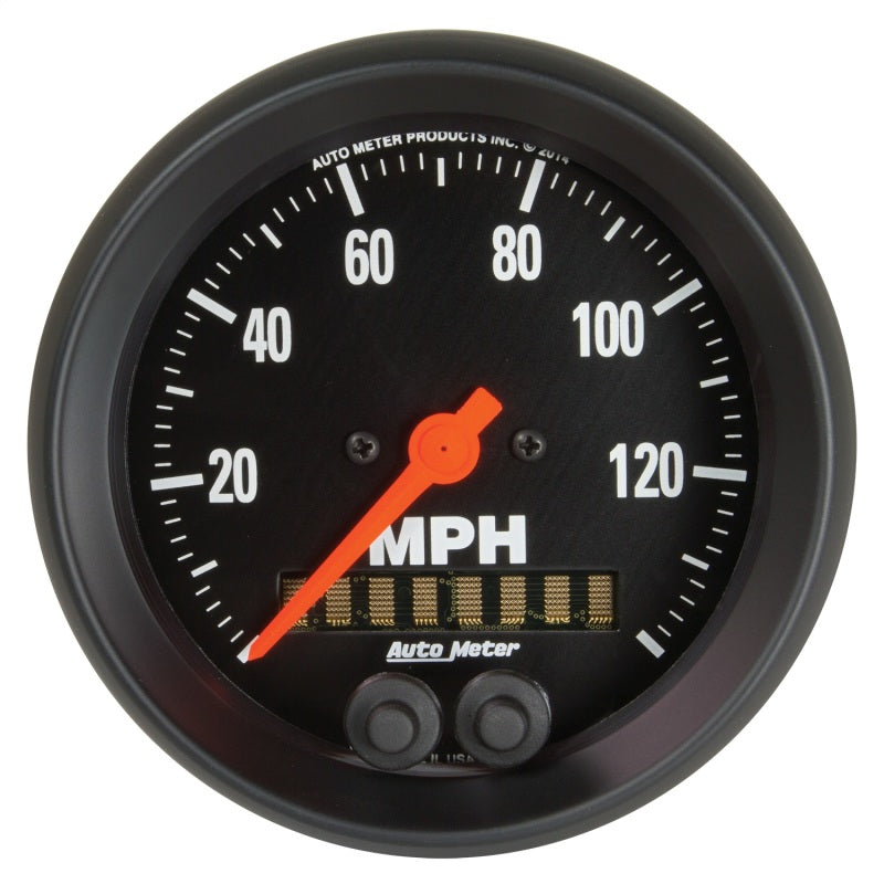Autometer Z Series 3-3/8in 140 MPH In-Dash Full Sweep GPS Speedometer - My Store