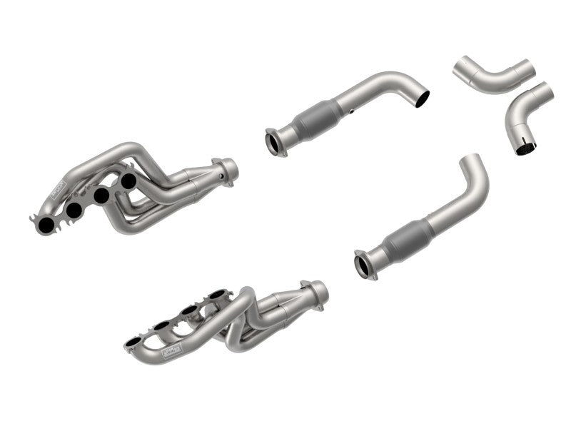 Kooks 2020 Mustang Gt500 5.2l 2in x 3in SS Headers w/GREEN Catted Connection Pipe - Mammoth Racing -