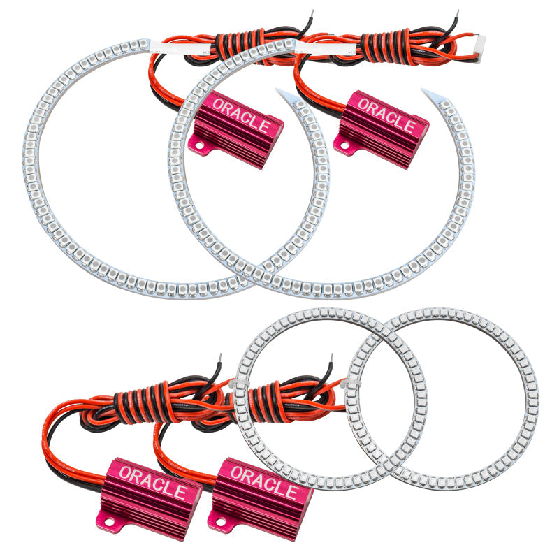 Oracle Mercedes Benz C-Class 08-11 LED Halo Kit - White - Mammoth Racing -