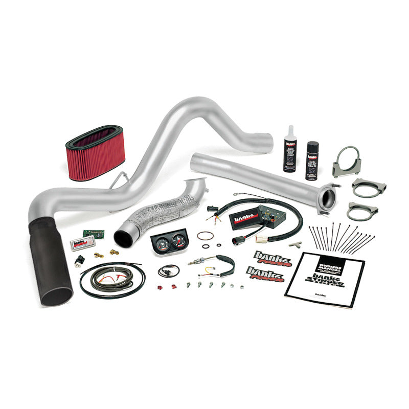 Banks Power 94-95.5 Ford 7.3L Auto Stinger System - SS Single Exhaust w/ Black Tip - Mammoth Racing -