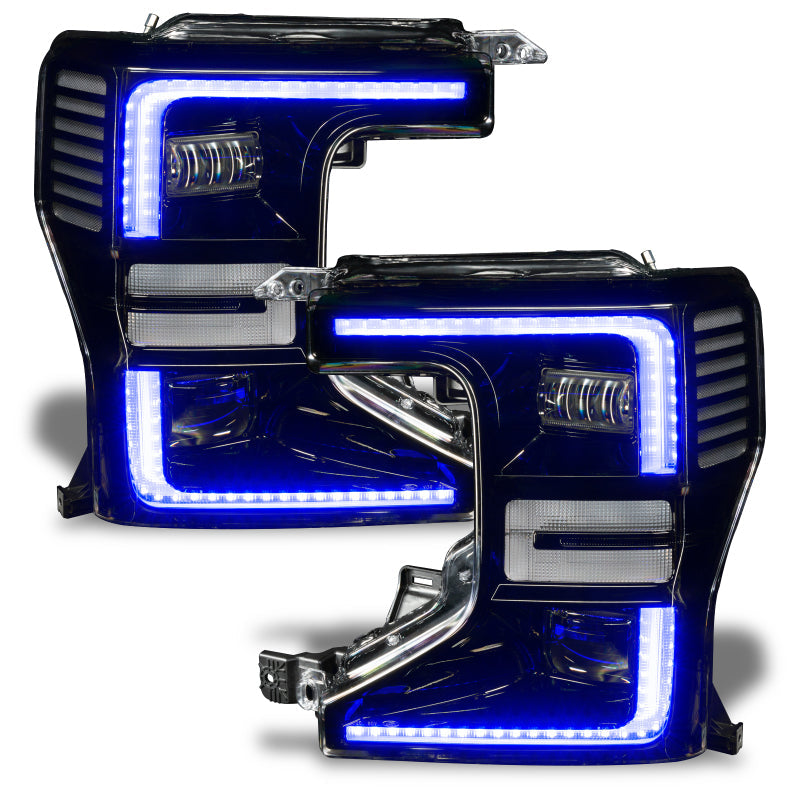 Oracle 20-22 Ford F-250/350 Super Duty Dynamic ColorSHIFT Headlight DRL Upgrade Kit w/Switchback - Mammoth Racing -