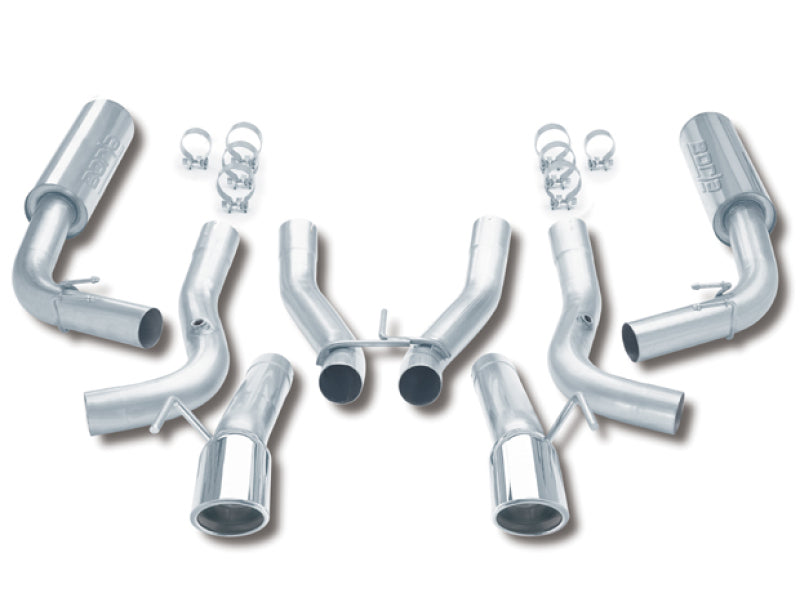 Borla 96-02 Viper GTS/R/T-10 Coupe/Convertible 2dr w/ 2.5in Inlets SS Catback Exhaust System - My Store