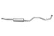 Gibson 01-05 Ford Ranger XL 2.3l 2.5in Cat-Back Single Exhaust - Aluminized - Mammoth Racing -