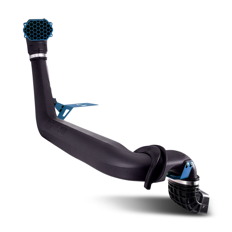 Mishimoto BORNE Off-Road 2018+ Jeep Wrangler JL Snorkel - Micro-Wrinkle Blue - Mammoth Racing -