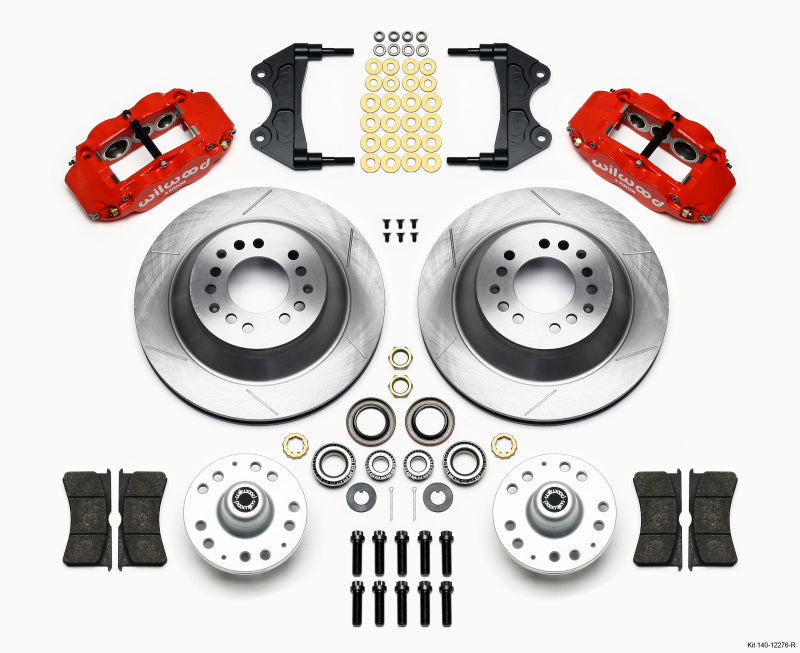 Wilwood Narrow Superlite 6R Front Hub & 1PC Rtr Kit 12.88in-Red WWE ProSpindle - Mammoth Racing -