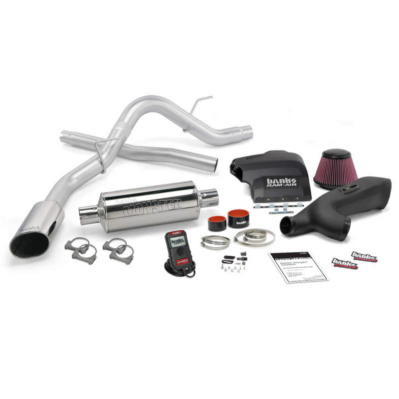 Banks Power 11-14 Ford F-150 3.5L EcoBoost Stinger System - SS Single Exhaust w/ Chrome Tip - Mammoth Racing -