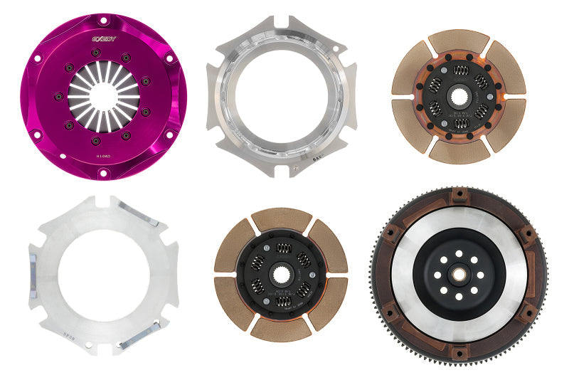Exedy 1999-2002 Nissan Silvia L4 Hyper Twin Cerametallic Clutch Sprung Center Disc - Mammoth Racing -