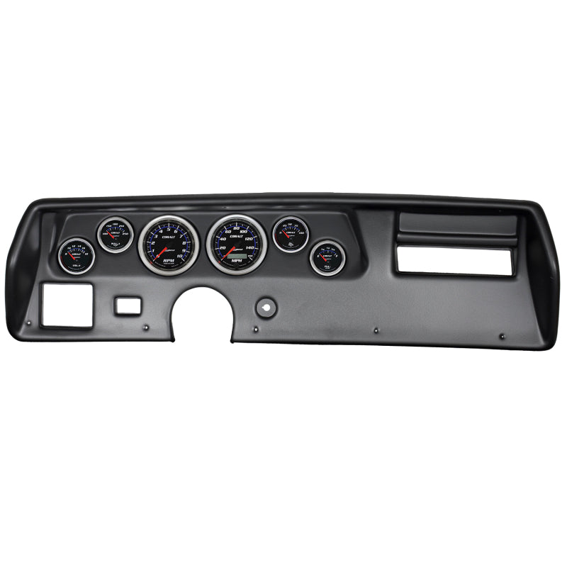 Autometer Cobalt 70-72 Chevelle SS/El Camino Dash Kit 6pc Tach / MPH / Fuel / Oil / Wtmp / Volt - My Store