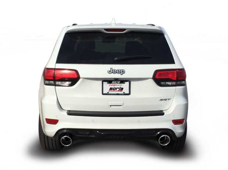 Borla 2015 Jeep Grand Cherokee SRT8 S-Type Dual Round Rolled Exit Catback Exhaust - My Store