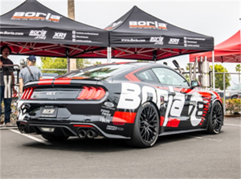 Borla 2018 Ford Mustang GT 5.0L AT/MT (w/o Valves) ATAK 3in Cat-Back Exhaust w/Carbon Fiber Tips - My Store