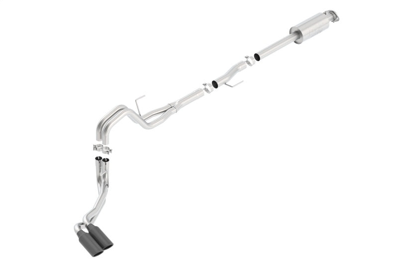 Borla 15-16 Ford F-150 3.5L EcoBoost Ext. Cab Std. Bed Black Chrome CB Exhaust ATAK Truck Side Exit - My Store