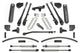 Fabtech 17-21 Ford F250/f350 4WD Diesel 8in 4Link Sys w/Coils & Dl Resi Shks - My Store