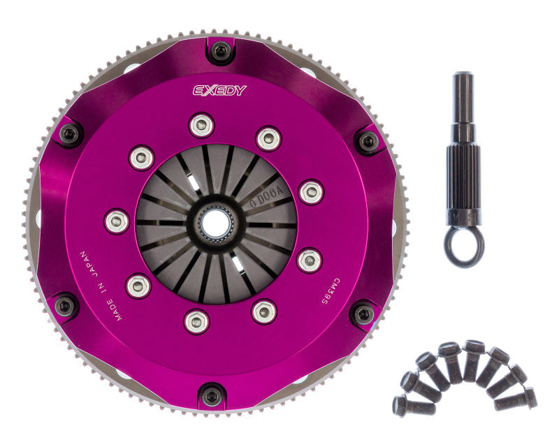 Exedy 1999-2002 Nissan Silvia L4 Hyper Twin Carbon-R Clutch Rigid Disc Push Type Cover (w/FW Bolts) - Mammoth Racing -