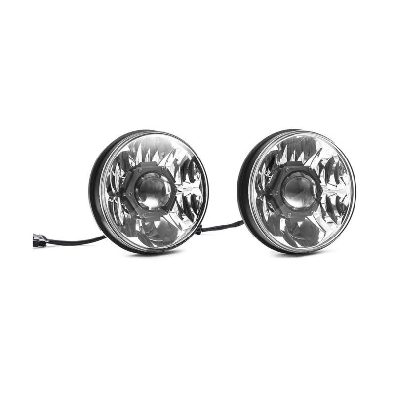 KC HiLiTES 18-20 Jeep Jl/jt 7in. Gravity LED Pro DOT Approved Replac. Headlight (Pair Pack Sys) - Mammoth Racing -