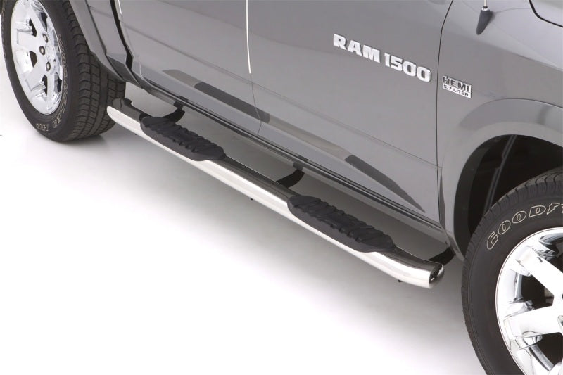 Lund 10-17 Dodge Ram 2500 Crew Cab 5in. Curved Oval SS Nerf Bars - Polished - My Store