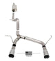 Corsa 18-21 Jeep Wrangler JLU 3.6L 2.75in Sport Cat-Back Exhaust w/ American Flag Tips - Mammoth Racing -