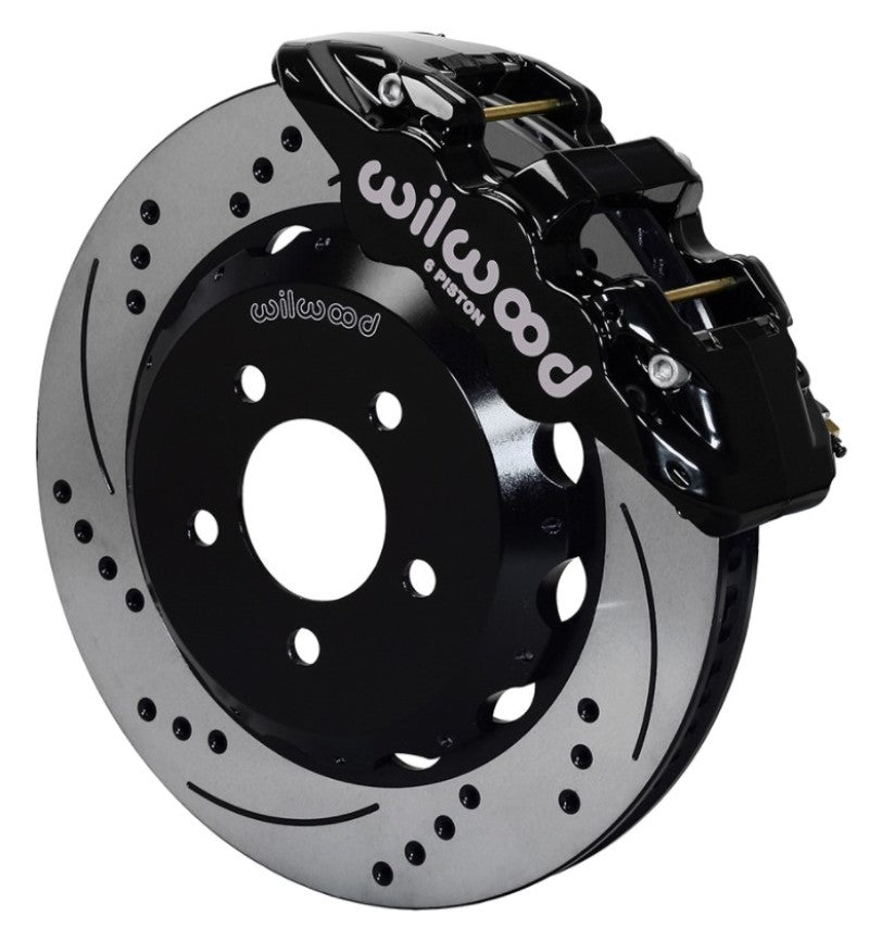 Wilwood Aero6 Front Hat Kit 14.00 Drilled 2016-Up Camaro w/Lines - My Store
