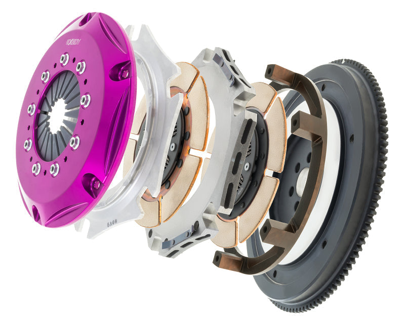 Exedy 1989-1993 Nissan Skyline GTR L6 Hyper Twin Cerametallic Clutch Sprung Center Disc Push Type - Mammoth Racing -