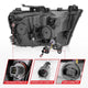 ANZO 19-20 Dodge Ram 1500 Tradesman LED Projector Headlights Plank Style w/Sequential Black (Pass.) - Mammoth Racing -